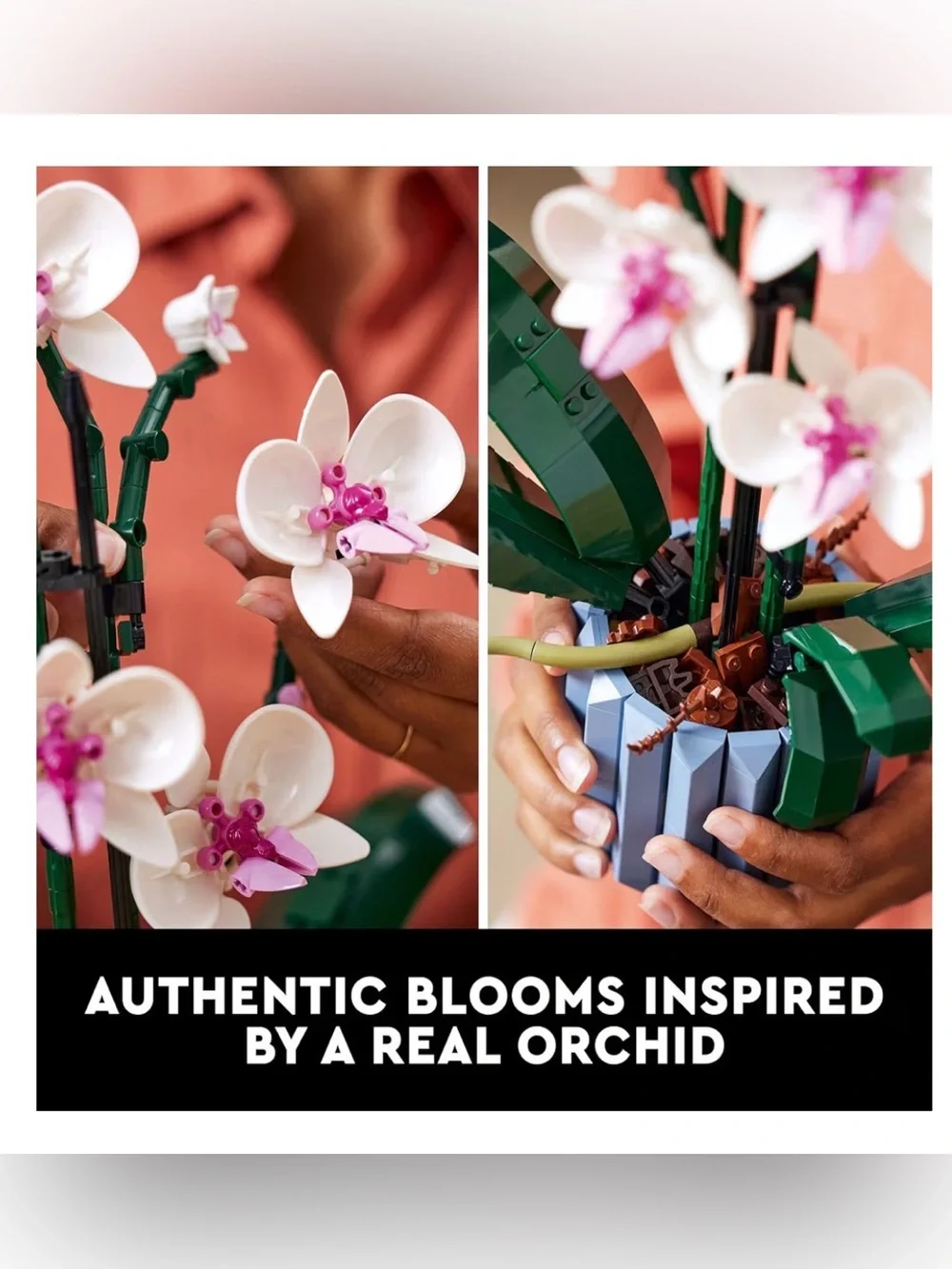 Lego decorative orchid